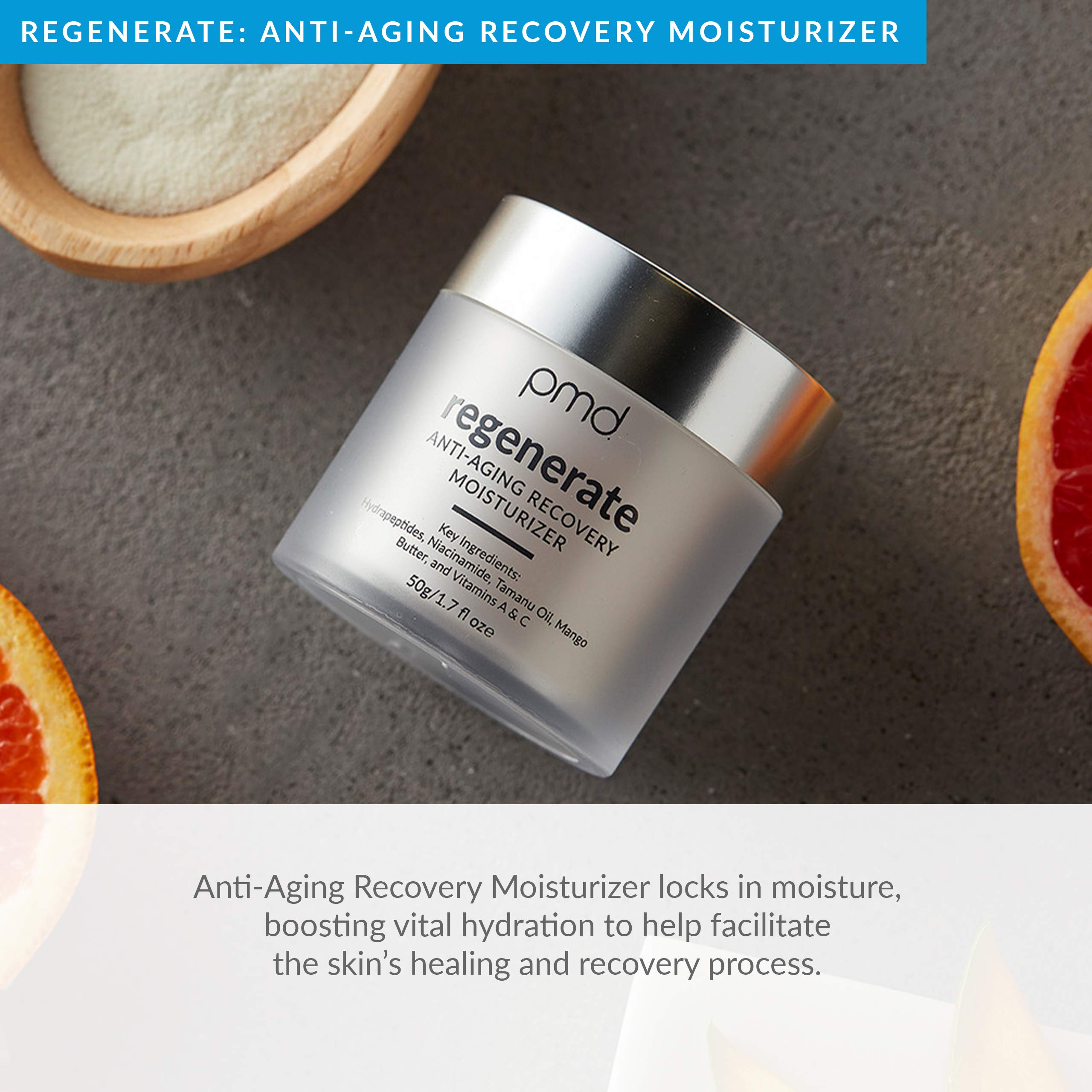 PMD Beauty Regenerate: Anti-Aging Recovery Moisturizer,50 g