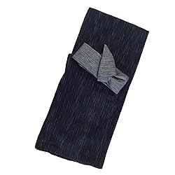 Edoten Men's Kimono Japan Shijira Weaving Yukata