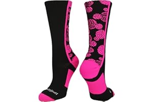 MadSportsStuff Crazy Volleyball Logo Crew Socks (multiple colors)