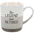 Pavilion Gift company Retired-15oz Speckled Stoneware Coffee Cup Mug A