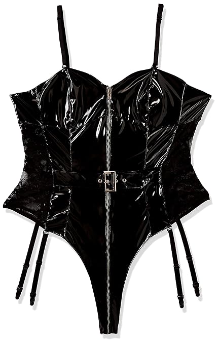 Black Level sexy Lack Body mit Spitze, klein