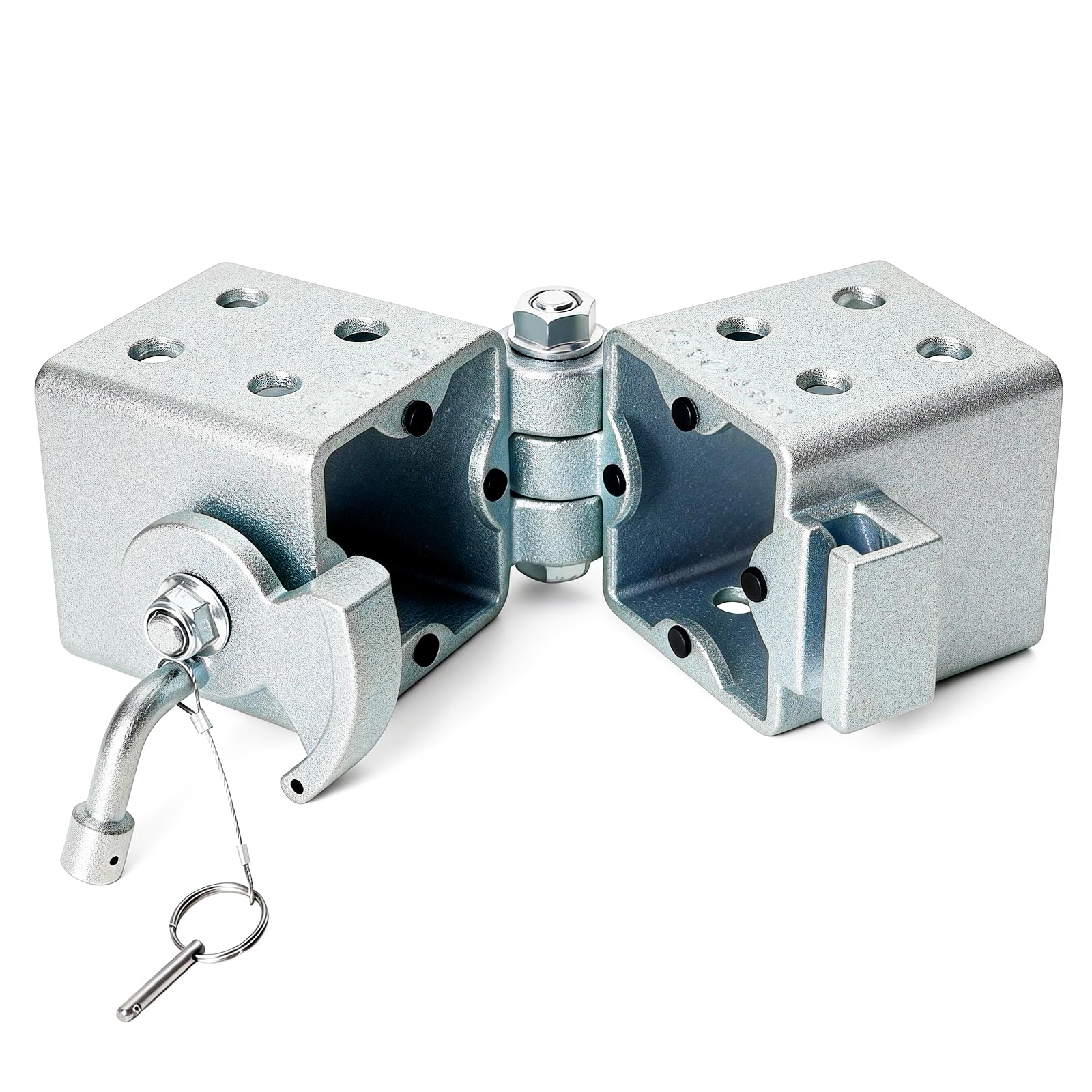 Photo 1 of Folding Trailer Tongue Kit, Save Storage Space, Rating 5,000 Lbs, for 3 x 3 in Trailer Tongue, High Carbon Steel Corrosion & Rust Resistant, Dual Locking, Easy to Install, 5-Year Warrnaty