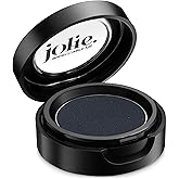 Jolie Cosmetics Powder Pressed Matte Eyeshadows - Cruelty Free, Vegan, Single Pan Eyeshadow 1.48g Smokey Eyes (Black & Blue)