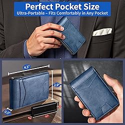 Slim RFID Blocking Wallet for Men - Minimalist