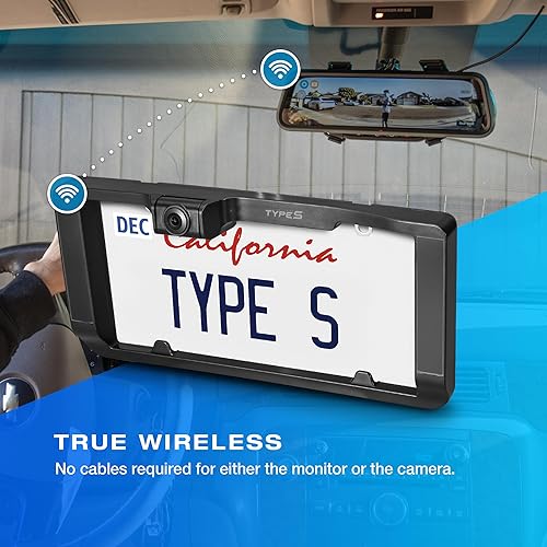 Type S True Wireless Solar Powered Smart HD Backup Camera