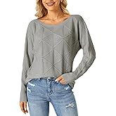 IPMQ Women's Cozy Lightweight Crewneck Pullover Sweater Soft Fall Winter Sweater for Business Casual