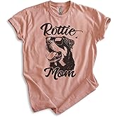 EVERTREE CLOTHING Rottie Mom T-Shirt, Unisex Women's Shirt, Rottweiler Owner, Best Dog Mom Gift