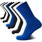 Tommy Hilfiger Men's Athletic Cushioned Crew Socks (10-Pack)
