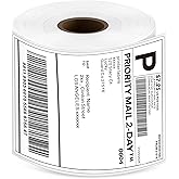 LuckyGuard 4x6 Direct Thermal Shipping Labels with Perforated, Commercial Grade, for Thermal Printer, Thermal Label Stickers, Compatible with Zebra, Rollo, Jadens, Nelko (1 Roll - 250 Labels)
