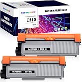 CLYWENSS Compatible Toner Cartridge Replacement for Dell E310 E310dw Toner for Dell E310dw E515dw E514dw E515dn Laser Printer (2 Black)