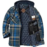 Legendary Whitetails mens Concealed Carry Maplewood Hooded Shirt Jacket