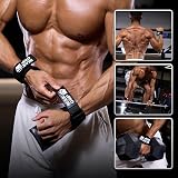 BEAR GRIP Multi Grip Straps/Hooks Heavy Duty Lifting Straps with Padded Wrist view 5