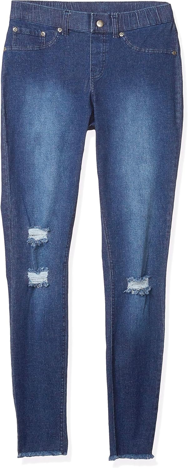 HUE Women's Ripped Knee Denim Leggings at  Women’s Clothing store