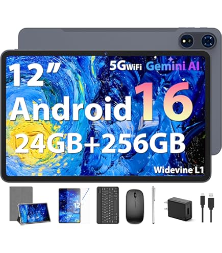 Amazon.com : DOOGEE Tab G6 Pro Tablet 12 Inch, Android 16 Tablets