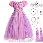 JerrisApparel Girl Princess Costume Tulle Pageant Birthday Party Dress Halloween Cosplay Dress up
