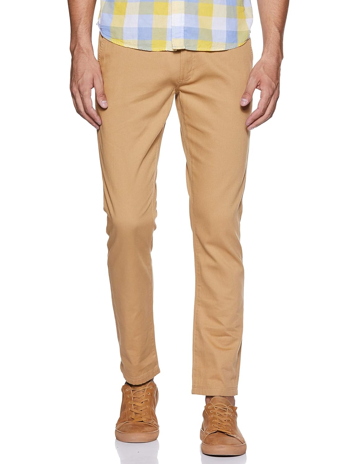 Pantaloons Men's Slim Fit Casual Trousers