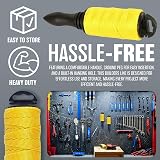 BARGAINS-GALORE 2x Builders Line Rope 100m Bricklaying Groundwork Fast Reel view 6