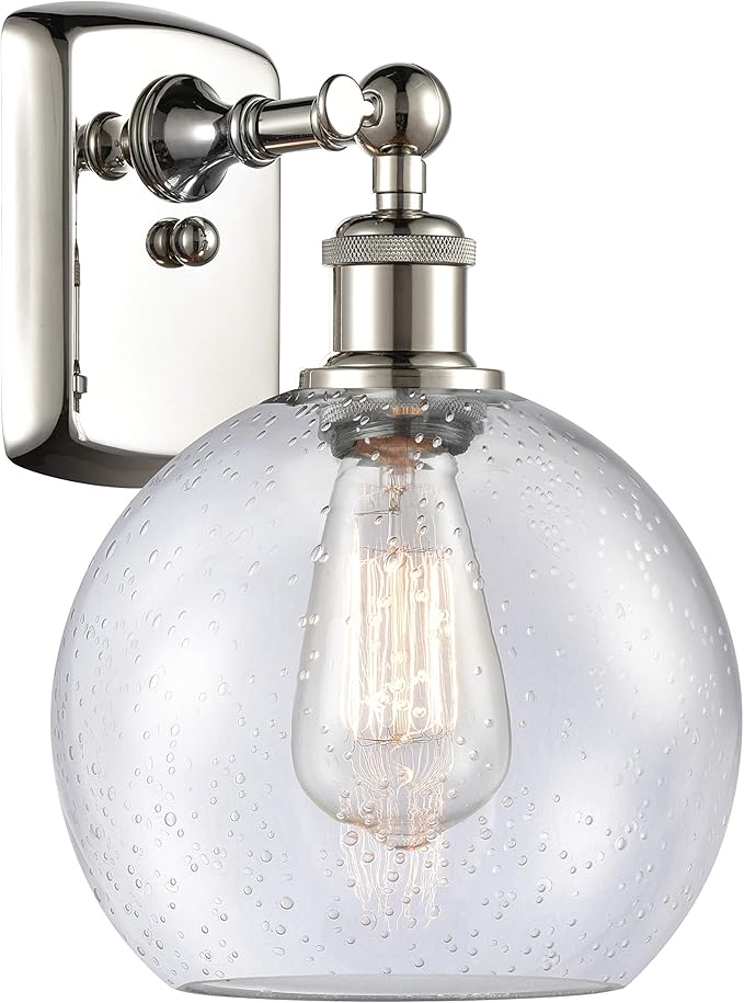 Innovations 516-1W-PN-G124 Athens - Lámpara de techo (níquel pulido