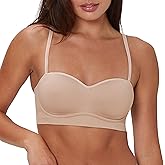 Maidenform Womens M Balconette Bralette, Soft Wireless Pullover Bra, 8-Way Convertible Straps
