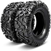 MOTOOS ATV/UTV Tires 22x7-12,6-Ply Tubeless Tire,Set of 2 | 2pcs 22x7x12 ATV Tires,6 PR,Only Tire.Non-Directional "A" Tread Fit for 2 Or 4 Wheel Drive Atv Applications