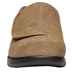 Propét Men's Cush N Foot Shoe, Sand Corduroy, 15