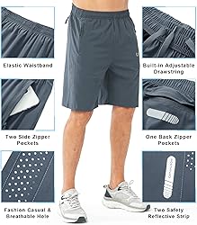 NORTHYARD Men's Athletic Running Shorts Quick Dry