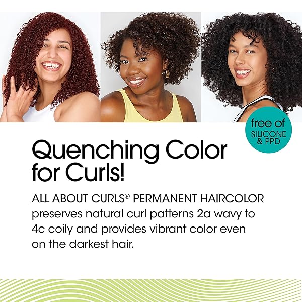 ALL ABOUT CURLS 6WB CINNAMON ROLL PERMANENT HAIR COLOR (PREP + PROTECT SERUM & HAIR DYE FOR CURLY HAIR) – 100% GREY COVERAGE, NOURISHED & RADIANT CURLS