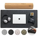 Nordik Large Felt Desk Mat - Charcoal - 35 x 17