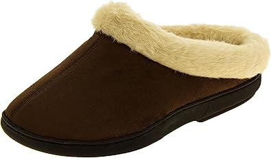 womens suede mule slippers