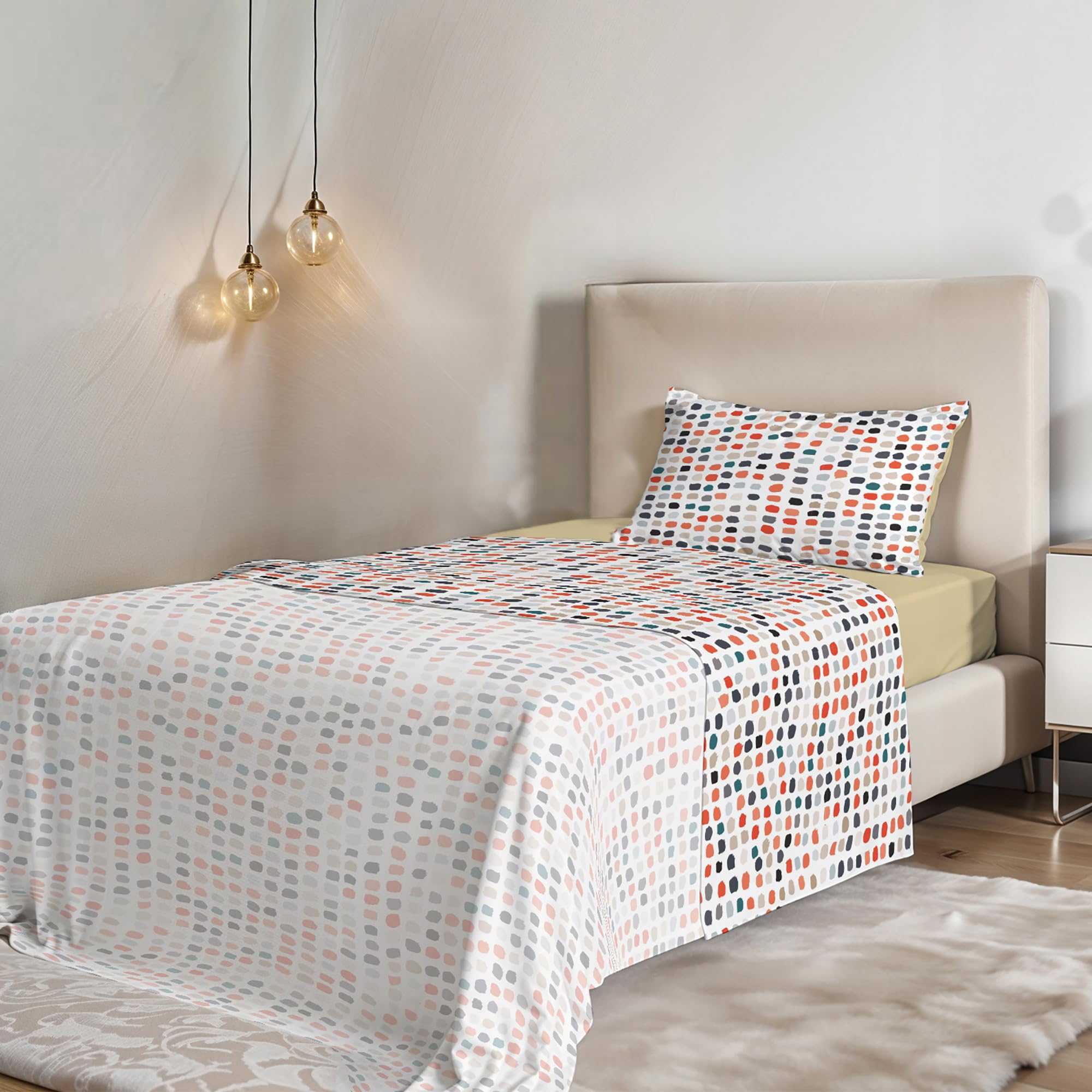 Italian Bed Linen Fantasy Bed Linen Set, Sketch, Single