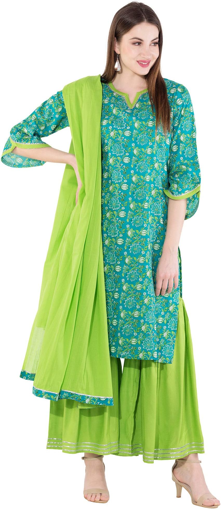 Women's Cotton Salwar Suit Set
