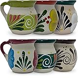 FFX Artesania Mexican Terracotta Coffee Mugs Clay