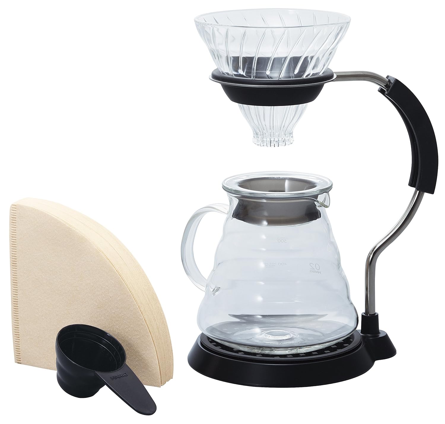 Hario V60 Arm Stand with Glass Dripper Set