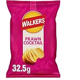 Walkers Prawn Cocktail Crisps Box, 32.5 g (Pack of 32)