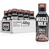 Muscle Milk Pro Series Protein Shake, Knockout Chocolate, 40g Protein, 14 Fl Oz, 12 Pack