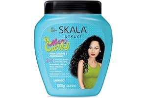 SKALA Mais Cachos Hair Type 3ABC - Eliminate Anti Frizz, For Curly Hair -2 in 1 Conditioning Treatment Cream and Cream To Comb 100% VEGAN 35.2 Oz (1 Pack)