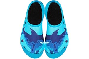 TOROTTO Toddler Kids-Water-Shoes Lightweight Non-Slip Aqua-Socks Swim-Shoes for Beach-Pool Walking for Boys Girls