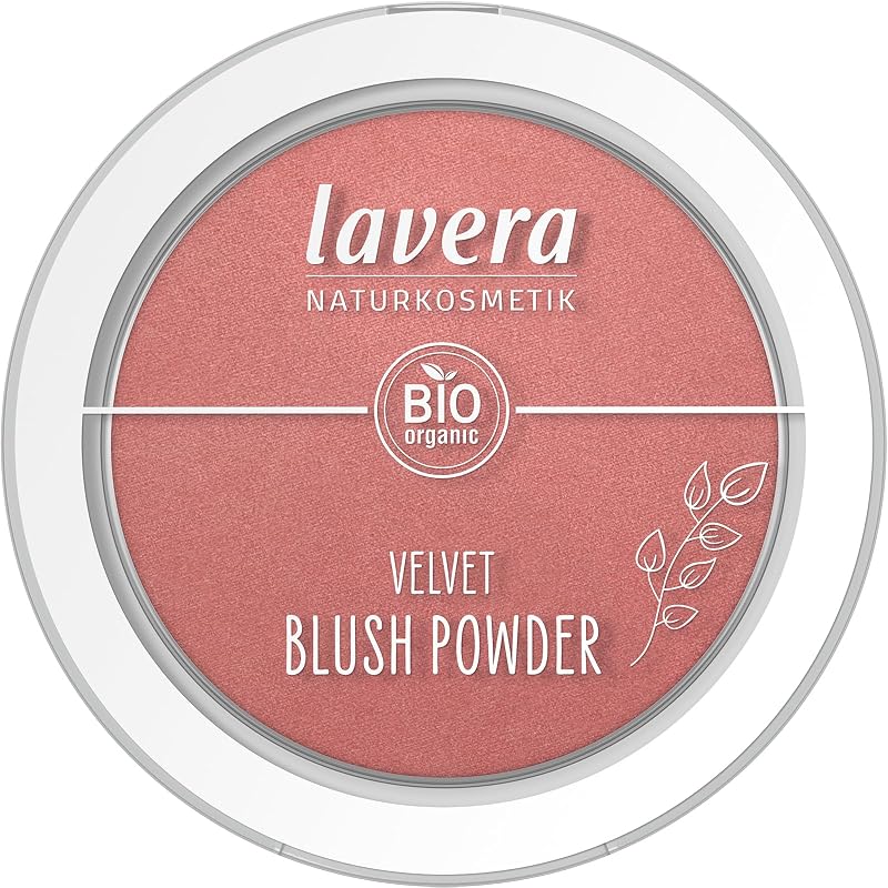 lavera Velvet Blush Powder Pink Orchid 02 Organic Almond Oil Vitamin E Shimmer