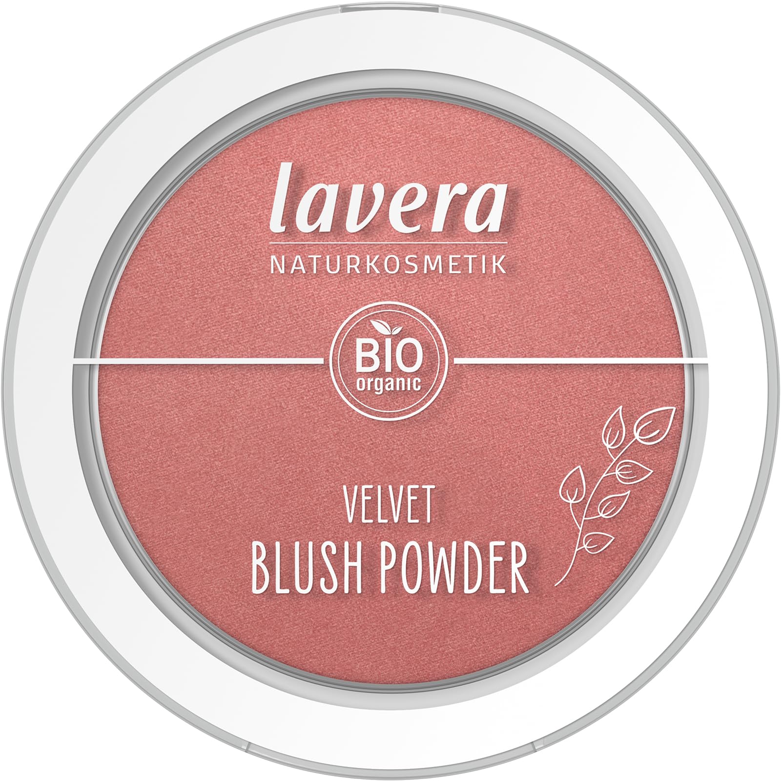 lavera Velvet Blush Powder -Pink Orchid 02- pink - organic almond oil & vitamin E - shimmering - velvety texture (1 x 5g)