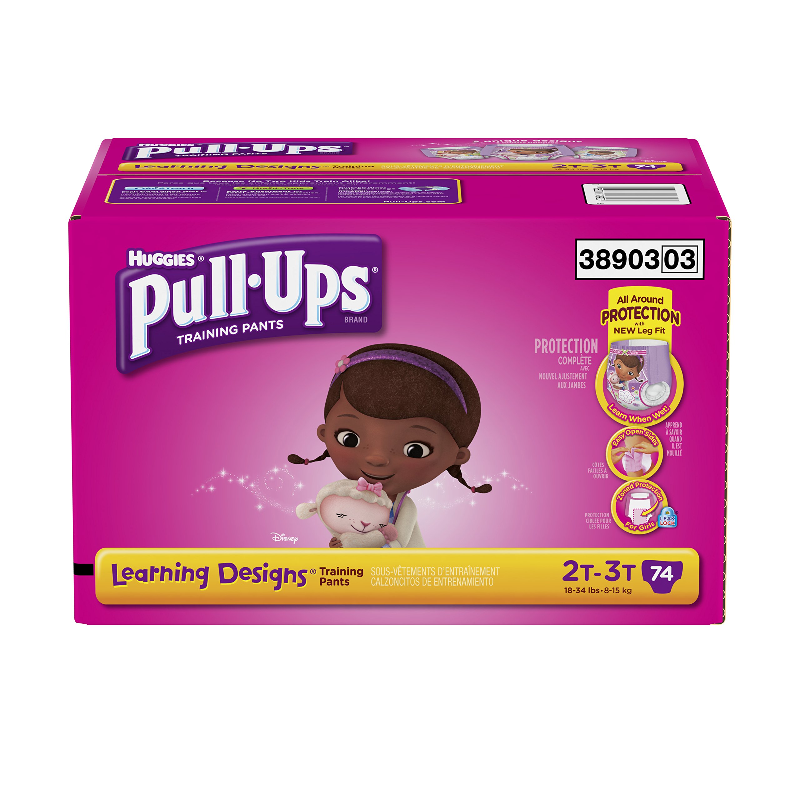 Mua PullUps Training Pants with Learning Designs for Girls, 2T3T, 74 Count (Packaging May Vary