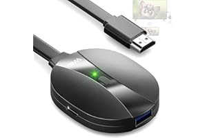 4K Output AIMIBO Wireless HDMI Display Dongle Adapter 2160@60Hz Ultra HD, Miracast Adapter Support AirPlay DLNA Mode from i-P