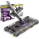 Swivel Sweeper Max - Cordless Electric Floor and Carpet Sweeper with Rotating Brush for Efficient Cleaning, Quad Brush Technology- Purple