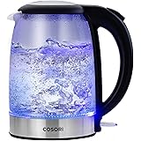 COSORI Electric Kettle, Tea Kettle Pot, 1.7L/1500W, Stainless Steel Inner Lid & Filter, Hot Water Kettle Teapot Boiler & Heat