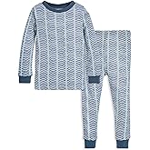 Burt's Bees Baby Boys' 2-Piece Long Sleeve Tee and Pants Organic Cotton Pajama Set