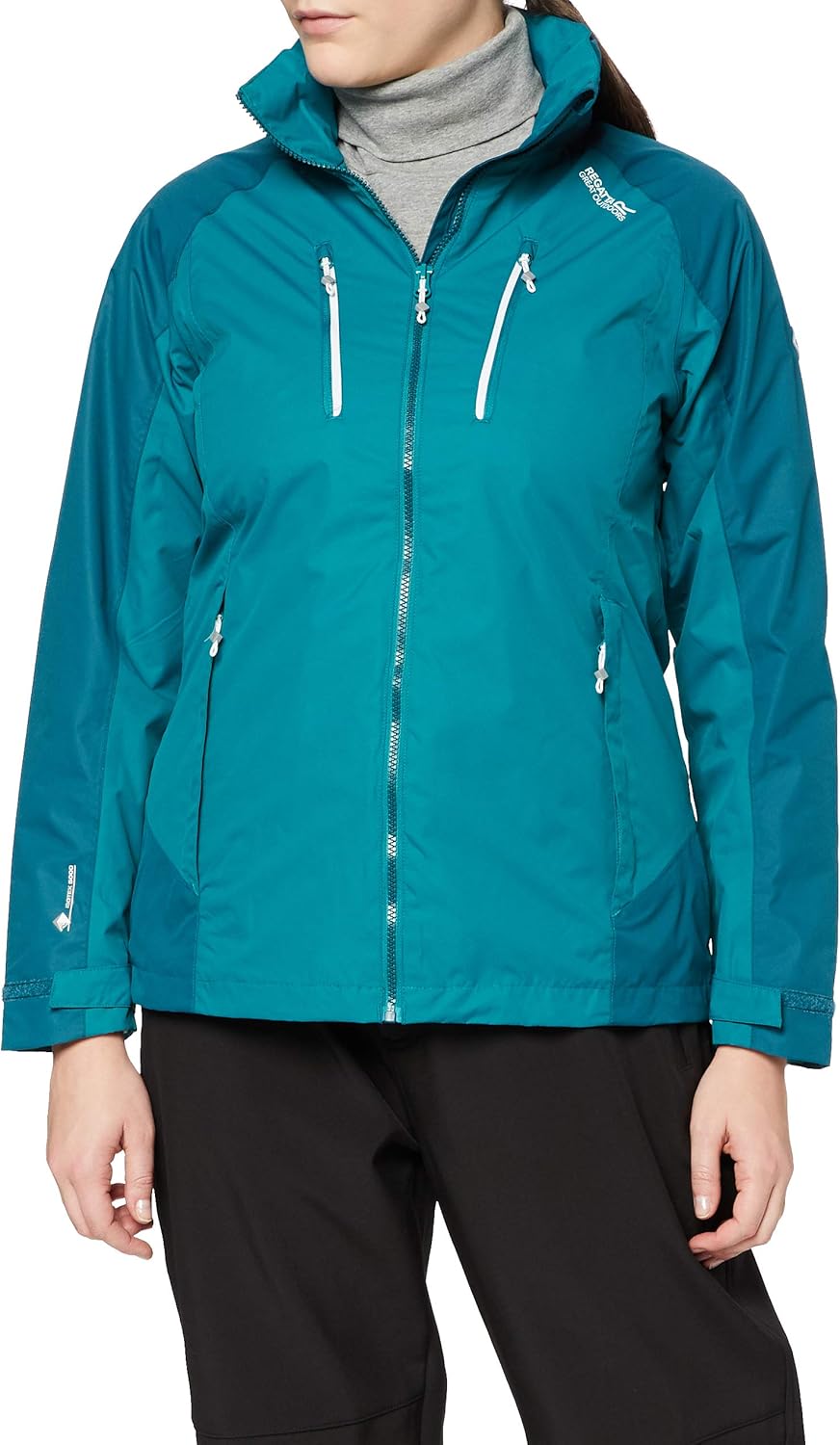 Regatta Women's Womens Calderdale III Waterproof Breathable Isotex 5000 Concealed Hood Jacket 