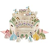 Hallmark Paper Wonder Disney Princess Pop Up Birthday Card for Kids (Ariel, Cinderella, Mulan, Jasmine, Belle, Tiana)