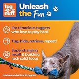 Tug-E-Nuff Bright Fauxtastic Durable Bungee Tug Toy for Dogs 22.5in view 6