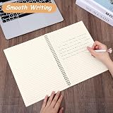 Yafe 5 Packs A4 Spiral Notebook 60 Sheets 120 Pages Kraft Cover Wirebound view 6