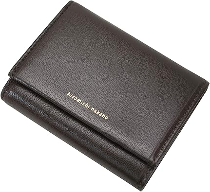 Amazon ヒロミチナカノ 財布 メンズ コンパクト 三つ折り 3つ折り財布 本革 レザー カード 小銭入れ付 6hn734 ダークブラウン Hiromichi Nakano ヒロミチナカノ 財布