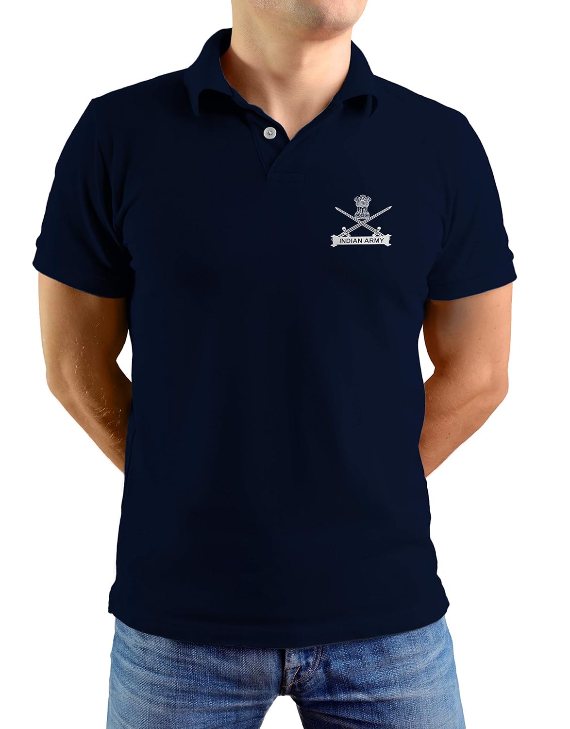 indian army polo t shirt